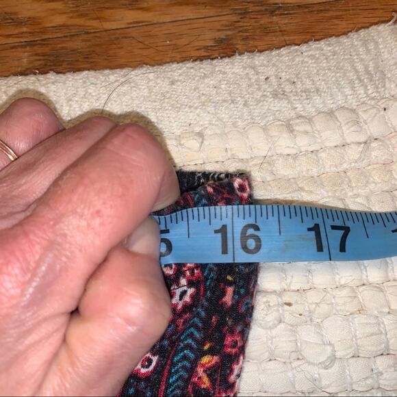 SEE YOU MONDAY PRINT BELL BOTTOMS BOHO HIPPIE BELLS S - Picture 6 of 7